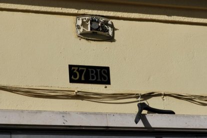 Plaza y calle los Monegros en el barrio España de Valladolid