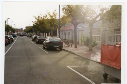 La calle Monegros en el año 2000.