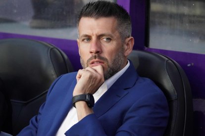 Pezzolano, en el banquillo del Real Valladolid.