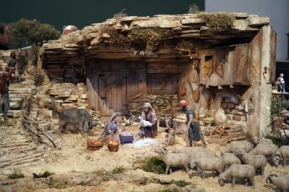 Un detalle del nacimiento.