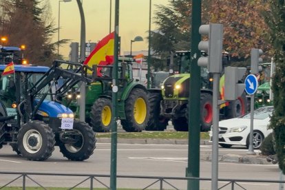 Tractorada por Valladolid