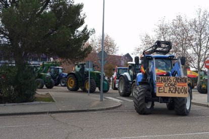 Los tractores recorren las calles de Valladolid