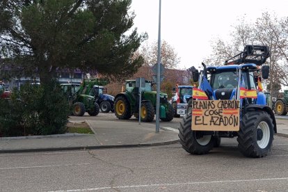 Los tractores recorren las calles de Valladolid