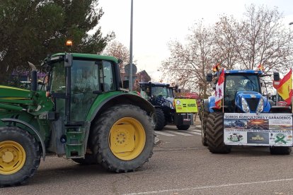 Los tractores recorren las calles de Valladolid