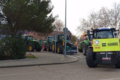 Los tractores recorren las calles de Valladolid
