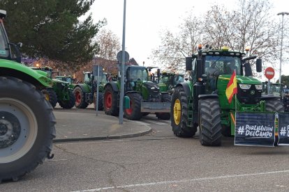Los tractores recorren las calles de Valladolid