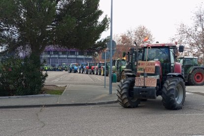 Los tractores recorren las calles de Valladolid
