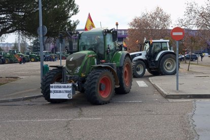 Los tractores recorren las calles de Valladolid