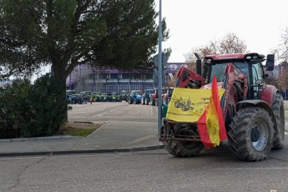Los tractores recorren las calles de Valladolid