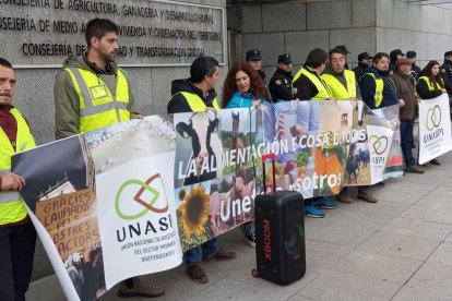 Los tractores recorren las calles de Valladolid
