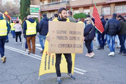 Los tractores recorren las calles de Valladolid