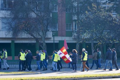 Los tractores recorren las calles de Valladolid