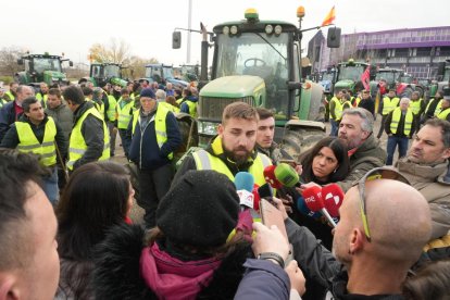 Los tractores recorren las calles de Valladolid