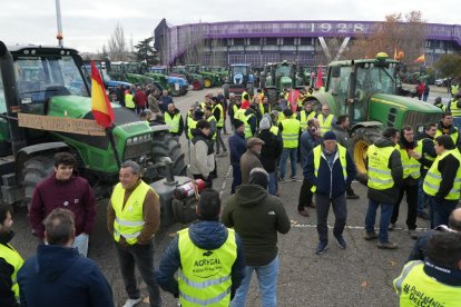 Los tractores recorren las calles de Valladolid