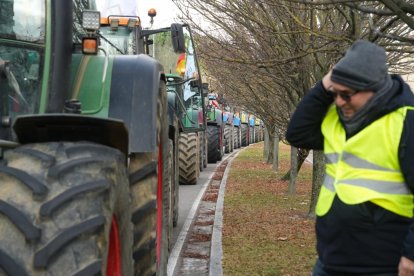 Los tractores recorren las calles de Valladolid
