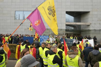 Los tractores recorren las calles de Valladolid