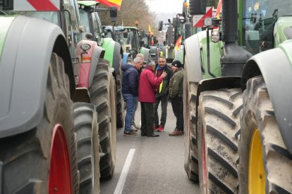 Los tractores recorren las calles de Valladolid