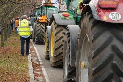 Los tractores recorren las calles de Valladolid