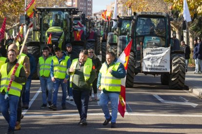 Los tractores recorren las calles de Valladolid