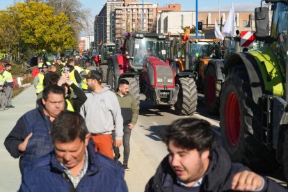 Los tractores recorren las calles de Valladolid