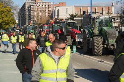 Los tractores recorren las calles de Valladolid