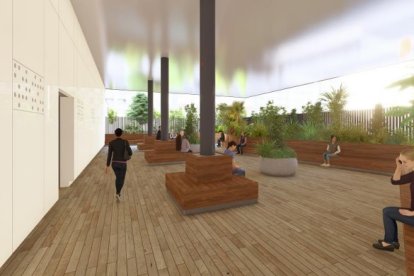 Recreación de la nueva estación de autobuses de Valladolid