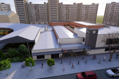 Recreación de la nueva estación de autobuses de Valladolid