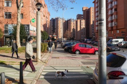Calle Mateo Seoane Sobral en la actualidad.