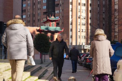 Calle Mateo Seoane Sobral en la actualidad.