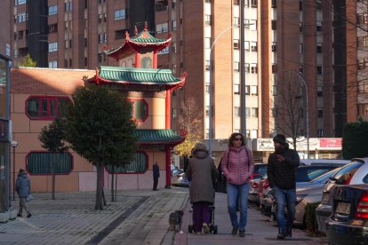Calle Mateo Seoane Sobral en la actualidad.