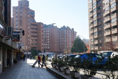 Calle Mateo Seoane Sobral en la actualidad.