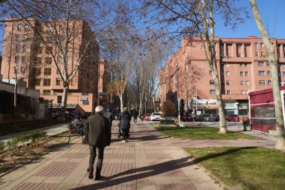 Calle Mateo Seoane Sobral en la actualidad.