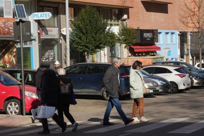 Calle Mateo Seoane Sobral en la actualidad.