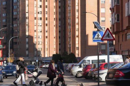 Calle Mateo Seoane Sobral en la actualidad.