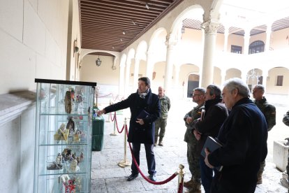 Inauguración de la exposición de belenes en el Palacio Real de Valladolid.
