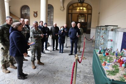 Inauguración de la exposición de belenes en el Palacio Real de Valladolid.