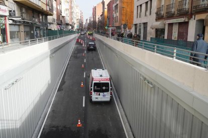Abierto el túnel de Labradores en Valladolid.