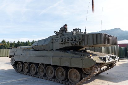Agrupación de Apoyo Logístico nº 61 en la base 'El Empecinado' de Valladolid.