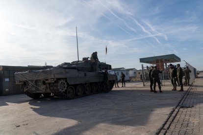 Agrupación de Apoyo Logístico nº 61 en la base 'El Empecinado' de Valladolid.
