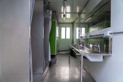 Agrupación de Apoyo Logístico nº 61 en la base 'El Empecinado' de Valladolid.