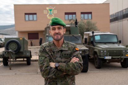 Agrupación de Apoyo Logístico nº 61 en la base 'El Empecinado' de Valladolid.