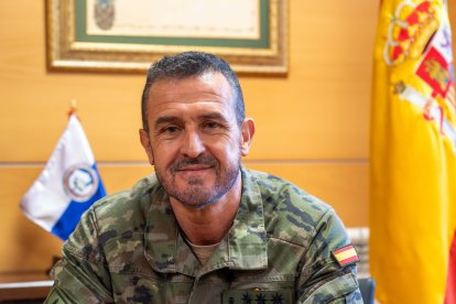 Agrupación de Apoyo Logístico nº 61 en la base 'El Empecinado' de Valladolid.