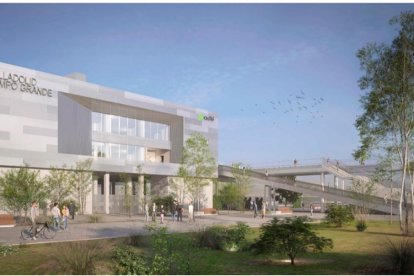 Proyecto de la nueva estación de tren de Valladolid descartado por Puente.