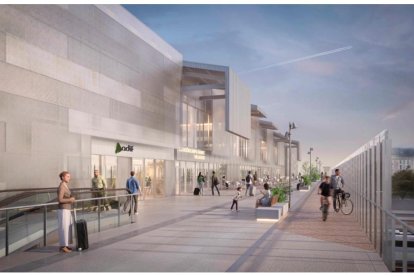 Proyecto de la nueva estación de tren de Valladolid descartado por Puente.