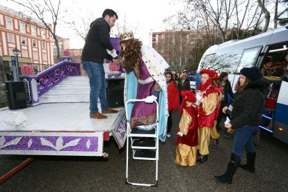 Llegada de los Reyes Magos en la Cabalgata de 2017
