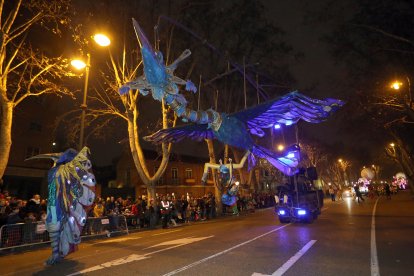 Carrozas en la Cabalgata de Reyes en 2020