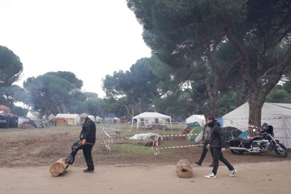 Ambiente en Pingüinos 2025 en la primera jornada del jueves.