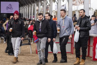 Ambiente en Pingüinos 2025 el viernes.