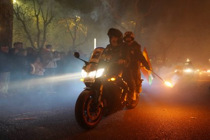 Desfile de antorchas en la 42ª edición de Pingüinos