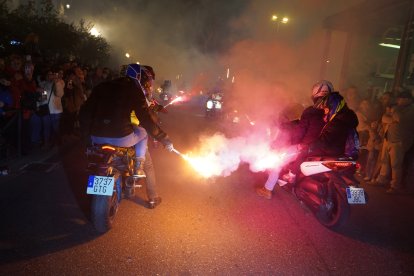 Desfile de antorchas en la 42ª edición de Pingüinos